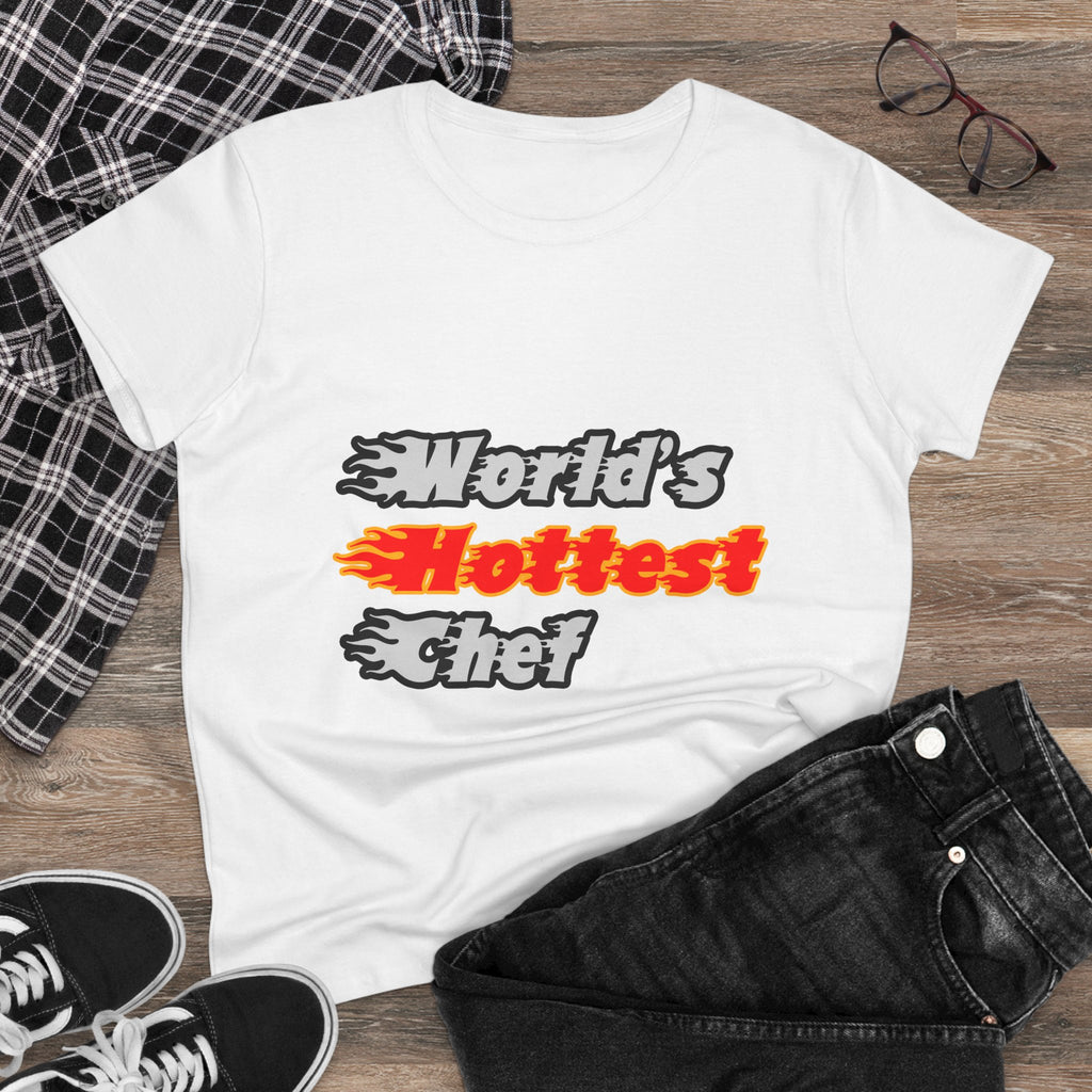 World's Hottest Chef - Women's Midweight Cotton Tee