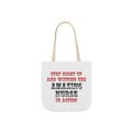 Amazing Nurse In Action - Canvas Tote Bag, 5-Color Straps