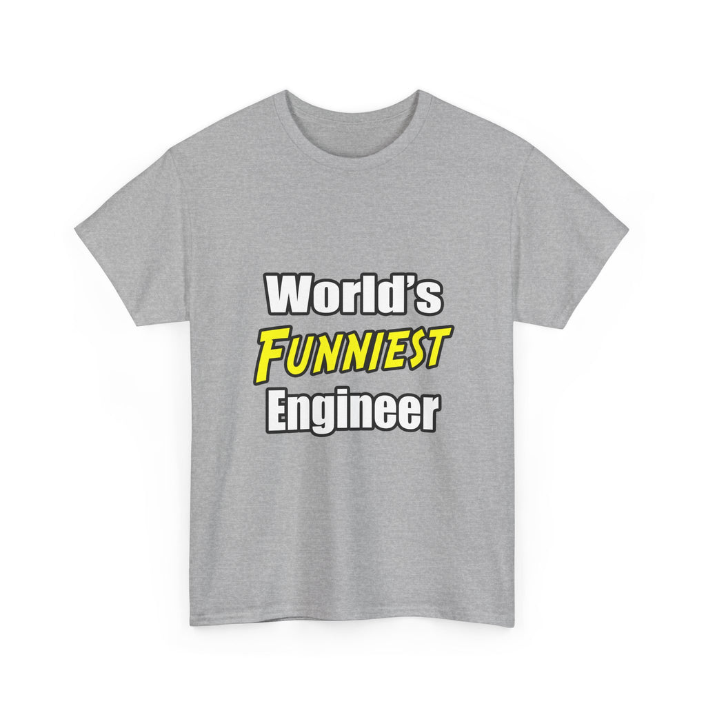 World's Funniest Engineer - Unisex Heavy Cotton Tee