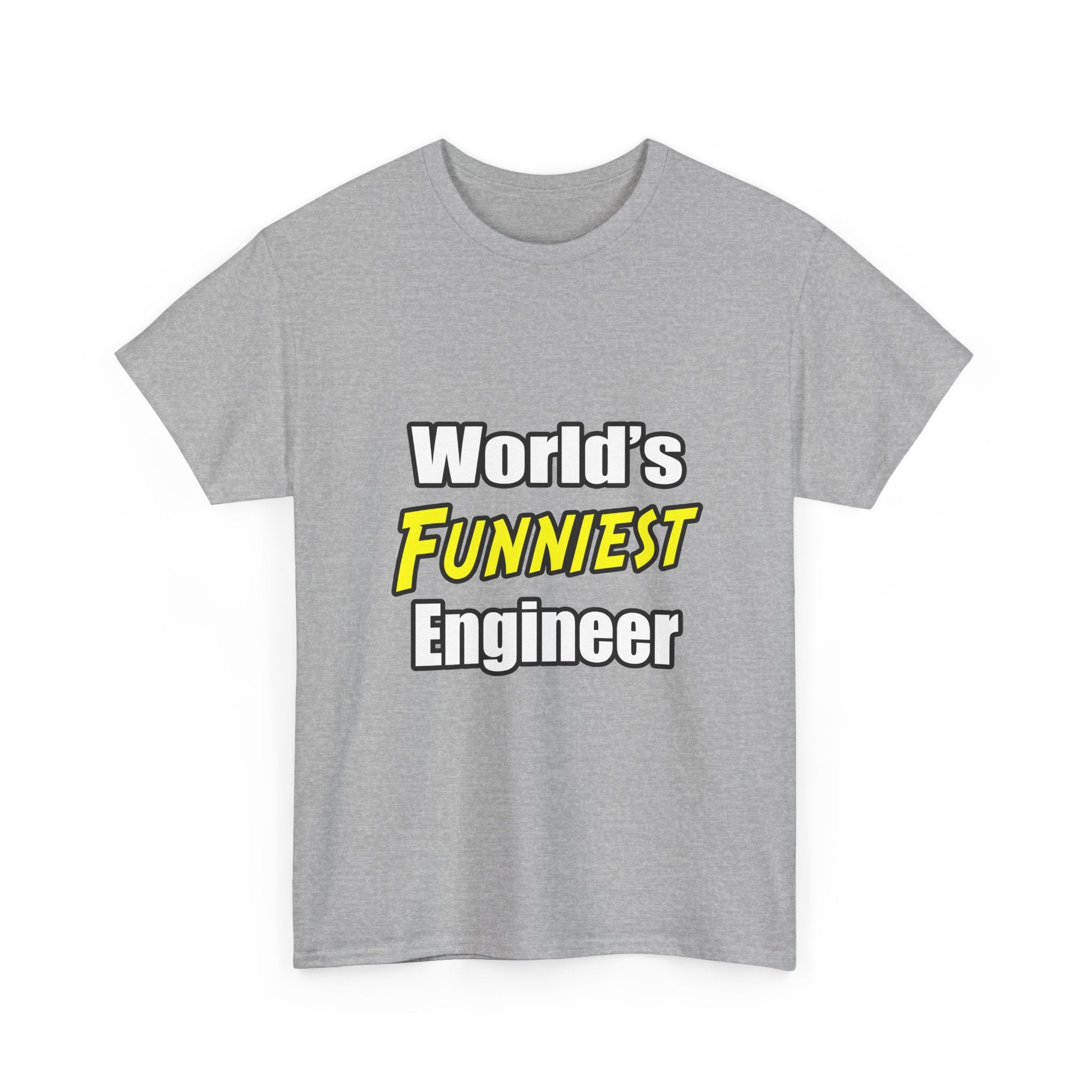 World's Funniest Engineer - Unisex Heavy Cotton Tee