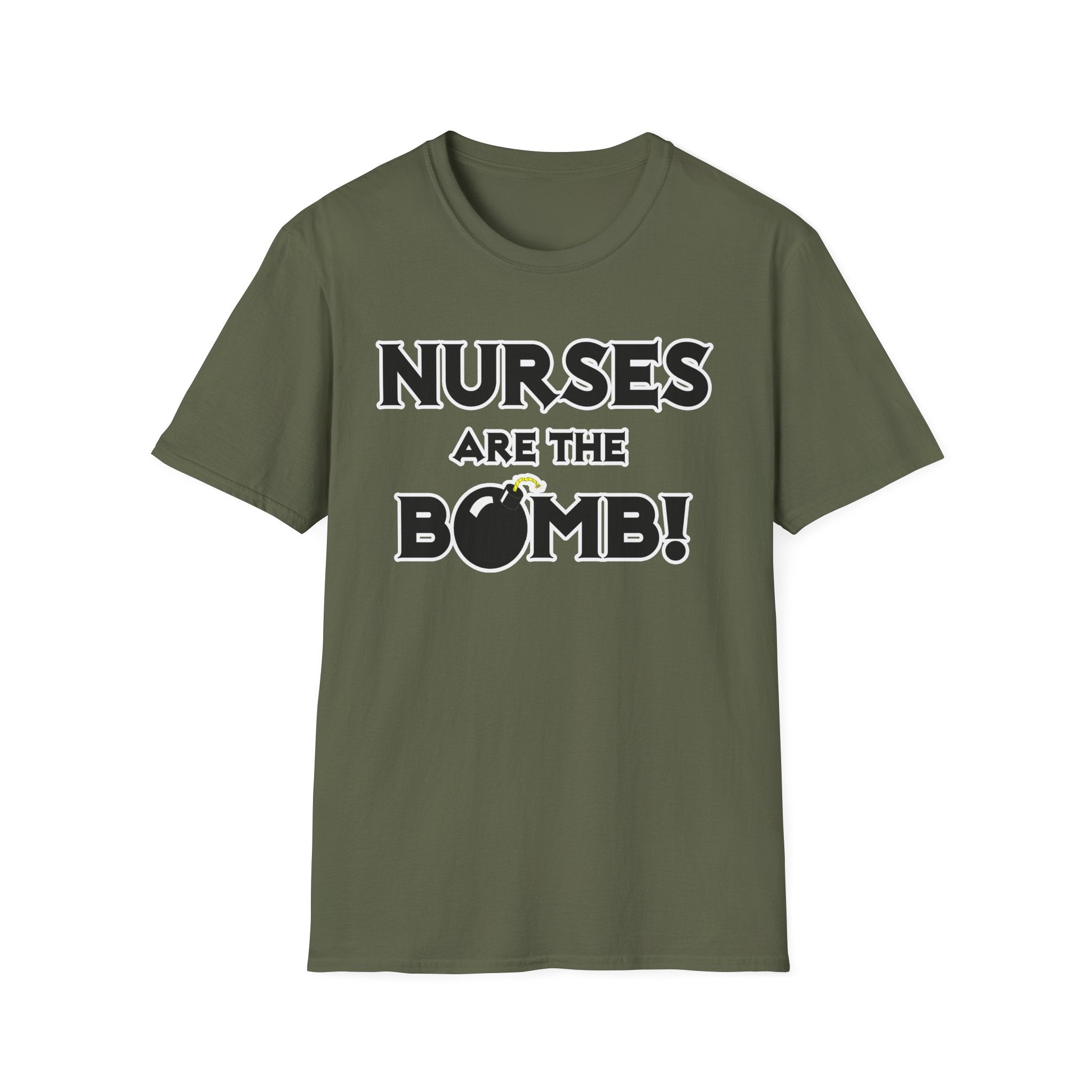 Nurses Are The Bomb! (2) - Unisex Softstyle T-Shirt