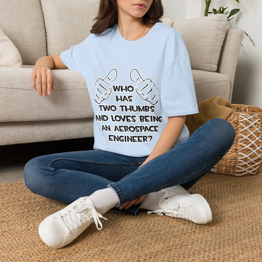 Two Thumbs...Aerospace Engineer - Unisex Softstyle T-Shirt