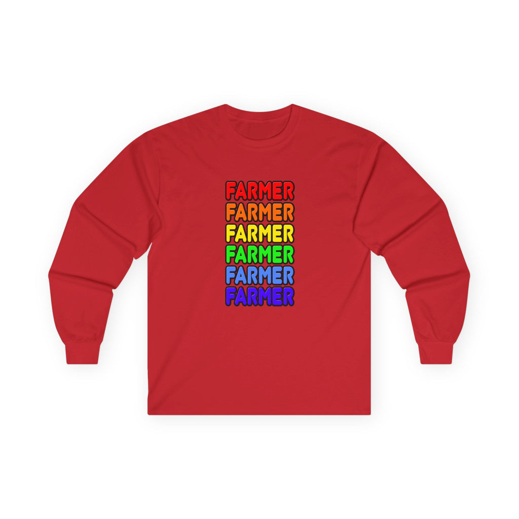Rainbow Farmer - Unisex Ultra Cotton Long Sleeve Tee