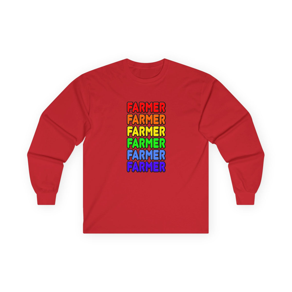 Rainbow Farmer - Unisex Ultra Cotton Long Sleeve Tee