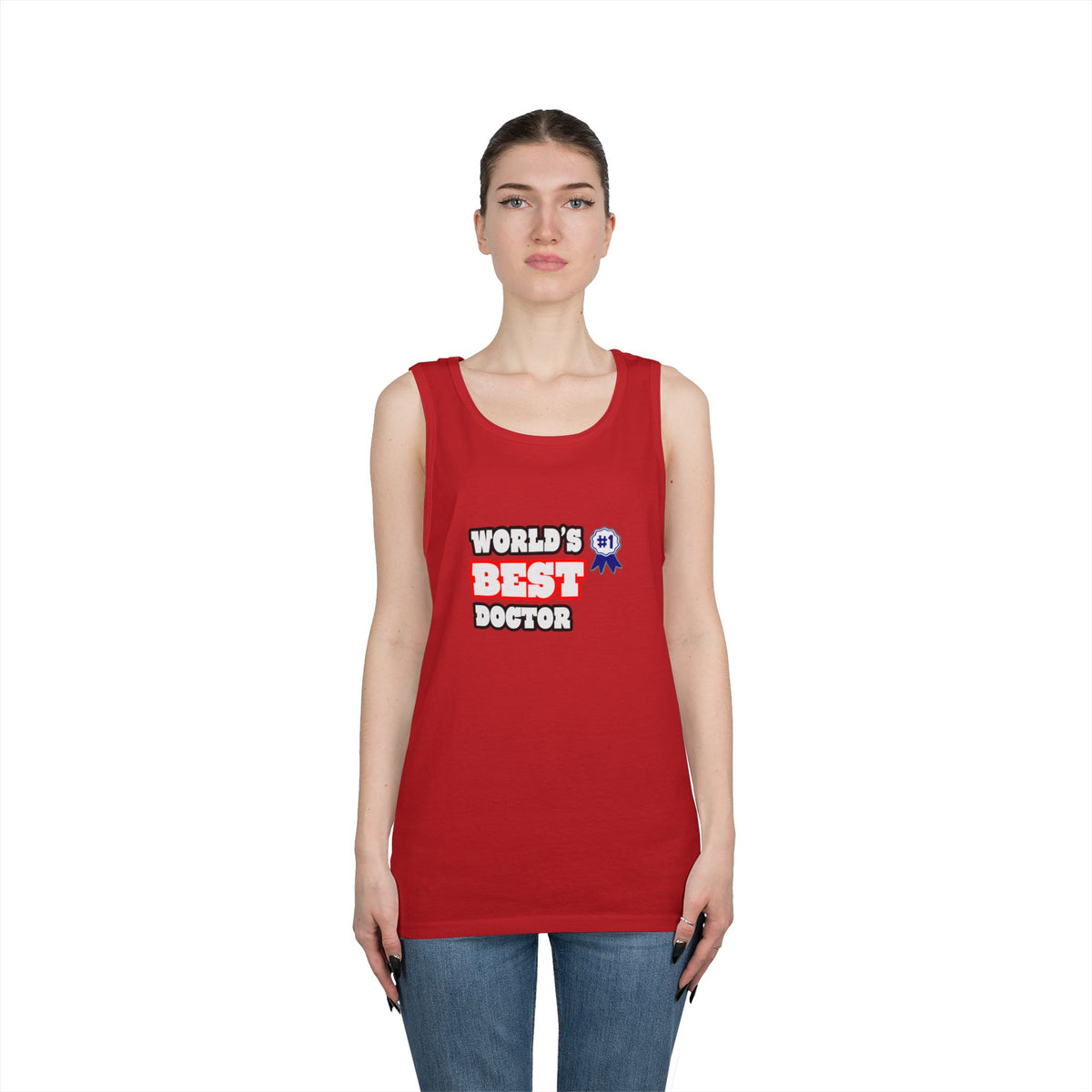 World's Best Doctor - Unisex Heavy Cotton Tank Top