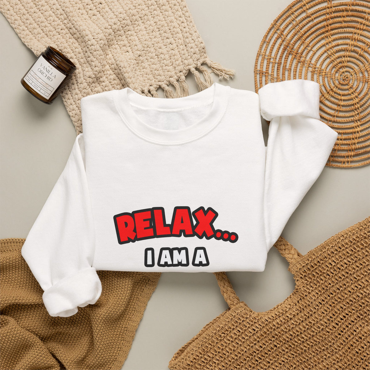 Relax ... I Am A Dermatology Nurse - Unisex Heavy Blend™ Crewneck Sweatshirt