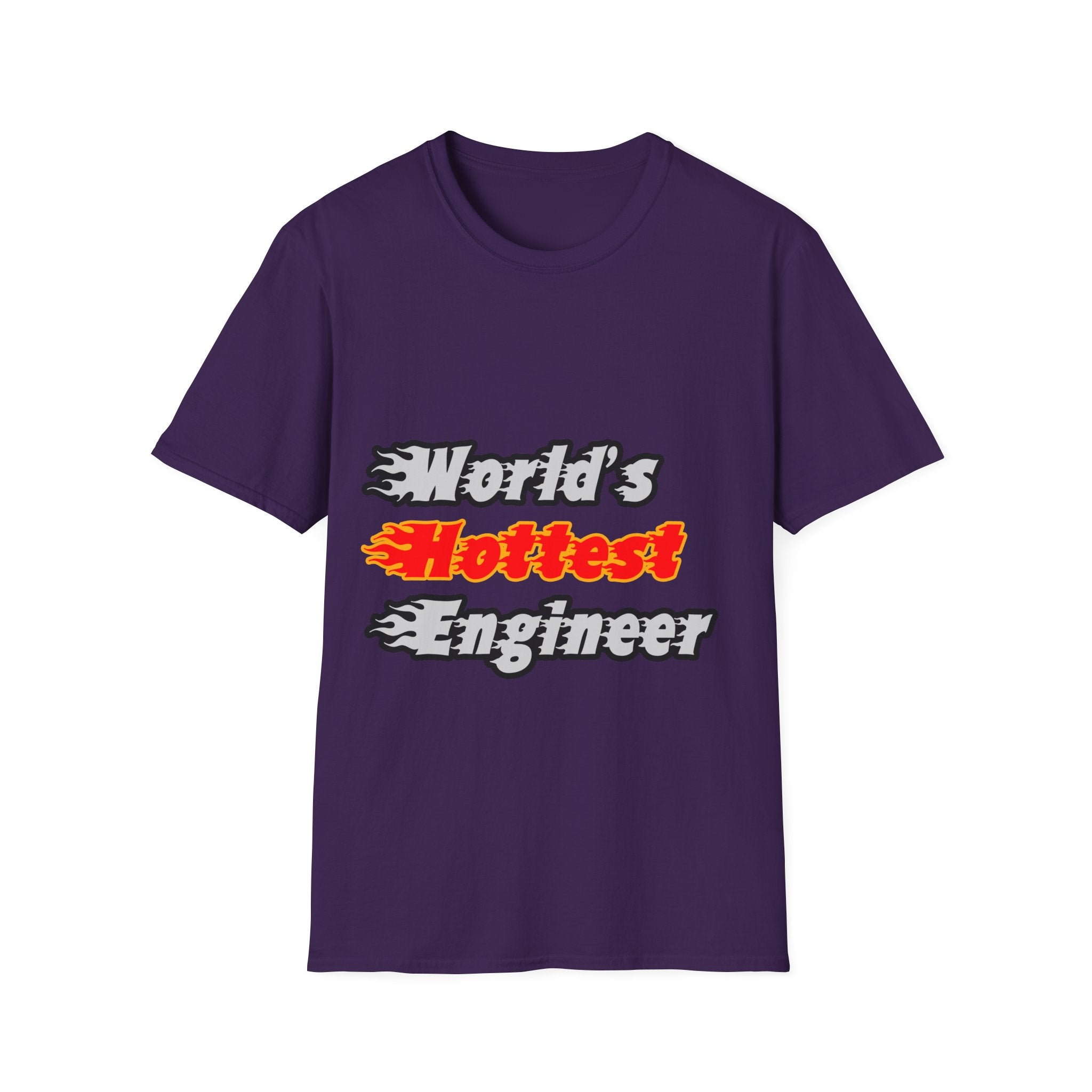 World's Hottest Engineer - Unisex Softstyle T-Shirt