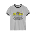 Bartender...Superior Intelligence - Unisex Cotton Ringer T-Shirt