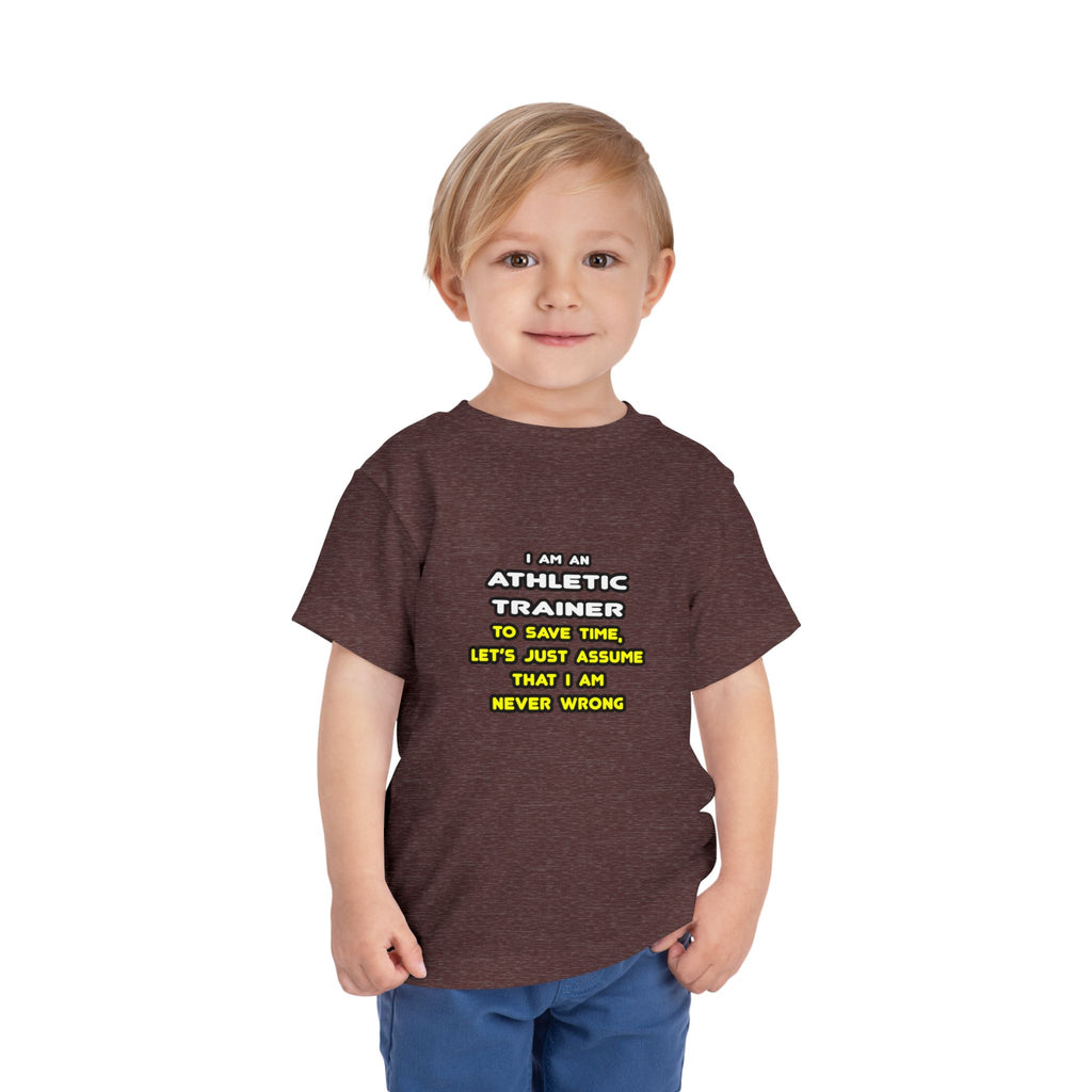 Funny Athletic Trainer T Shirts - Toddler Short Sleeve Tee