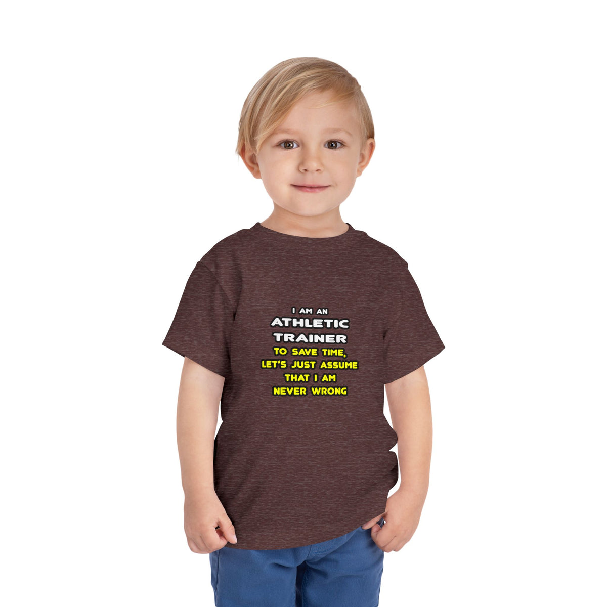 Funny Athletic Trainer T Shirts - Toddler Short Sleeve Tee