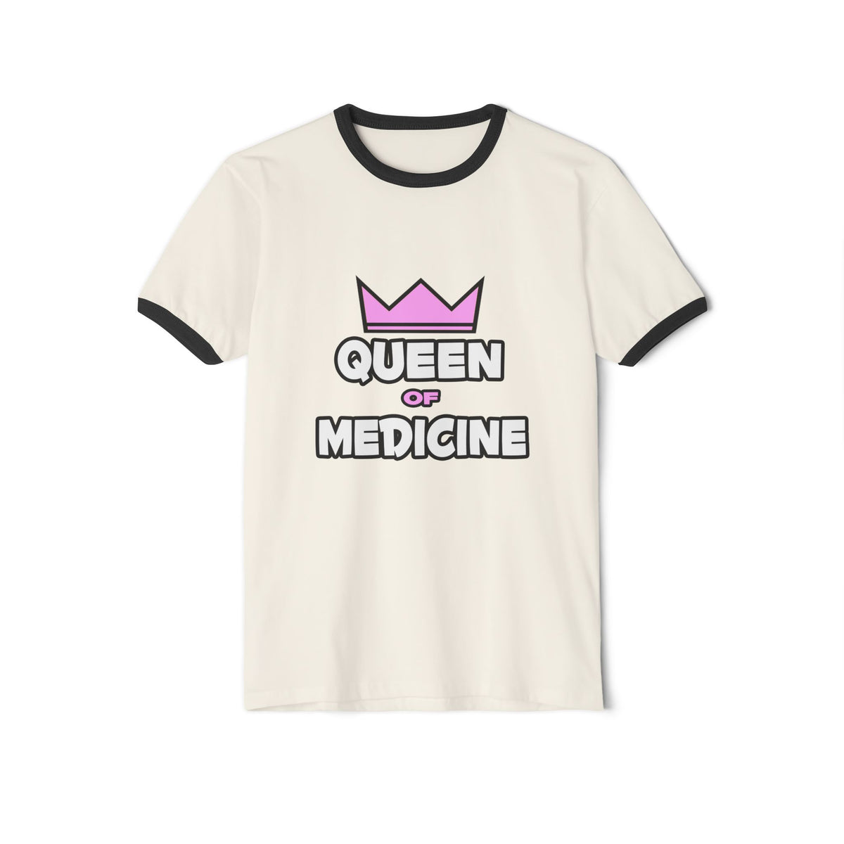 Queen of Medicine - Unisex Cotton Ringer T-Shirt