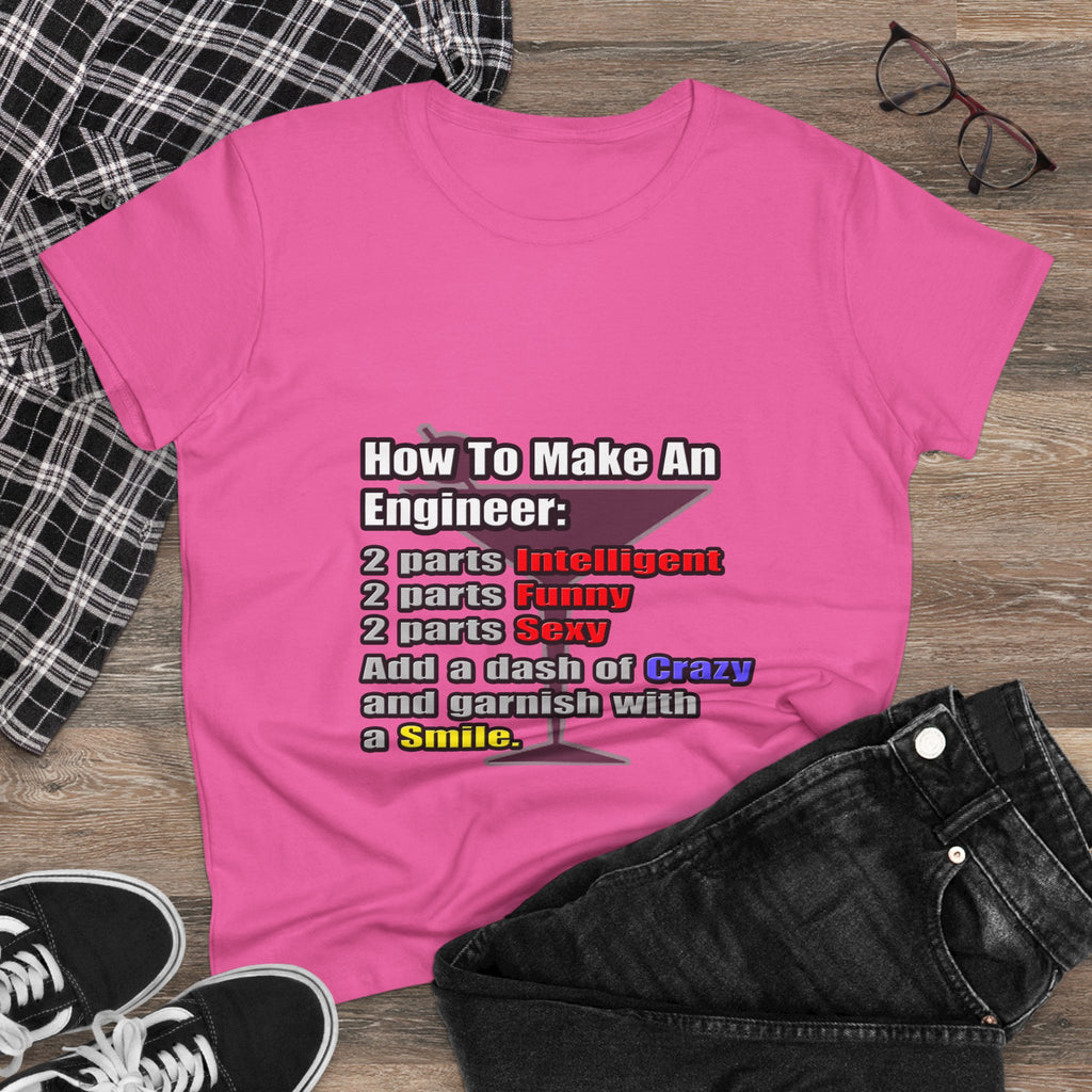 How To Make an Engineer - Women's Midweight Cotton Tee