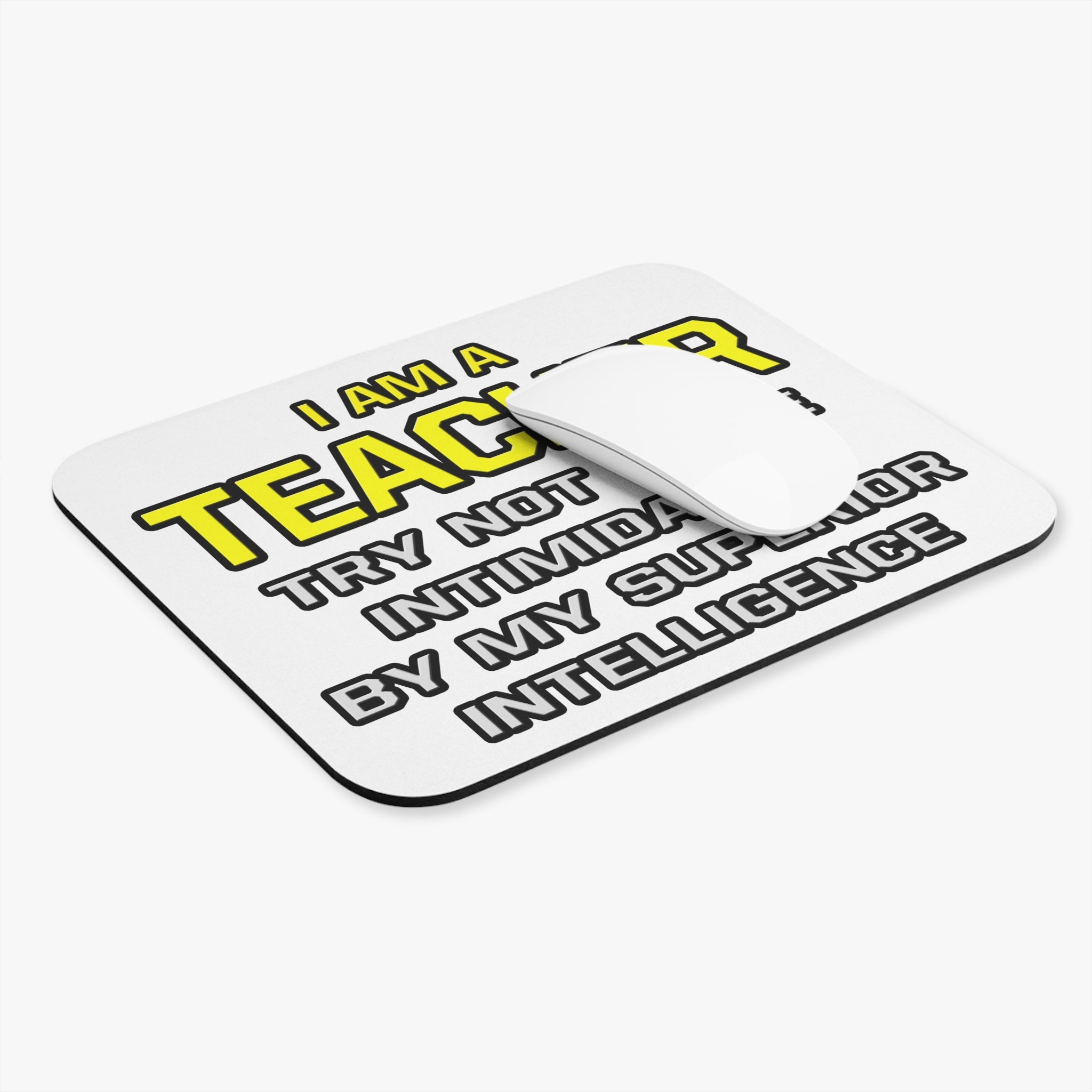 Teacher...Superior Intelligence - Mouse Pad (Rectangle)
