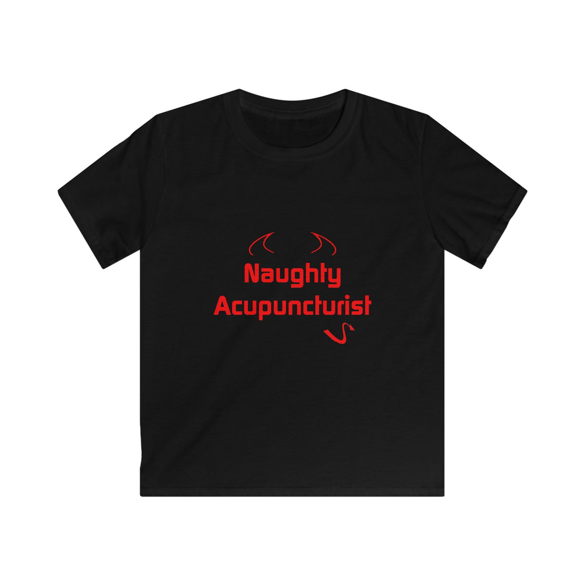 Naughty Acupuncturist - Kids Softstyle Tee