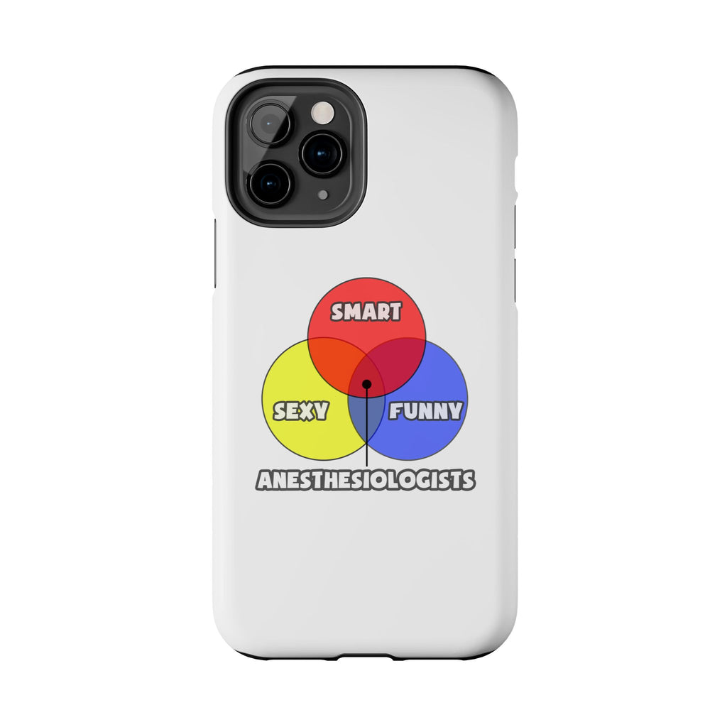 Venn Diagram .. Anesthesiologists - Tough Phone Cases