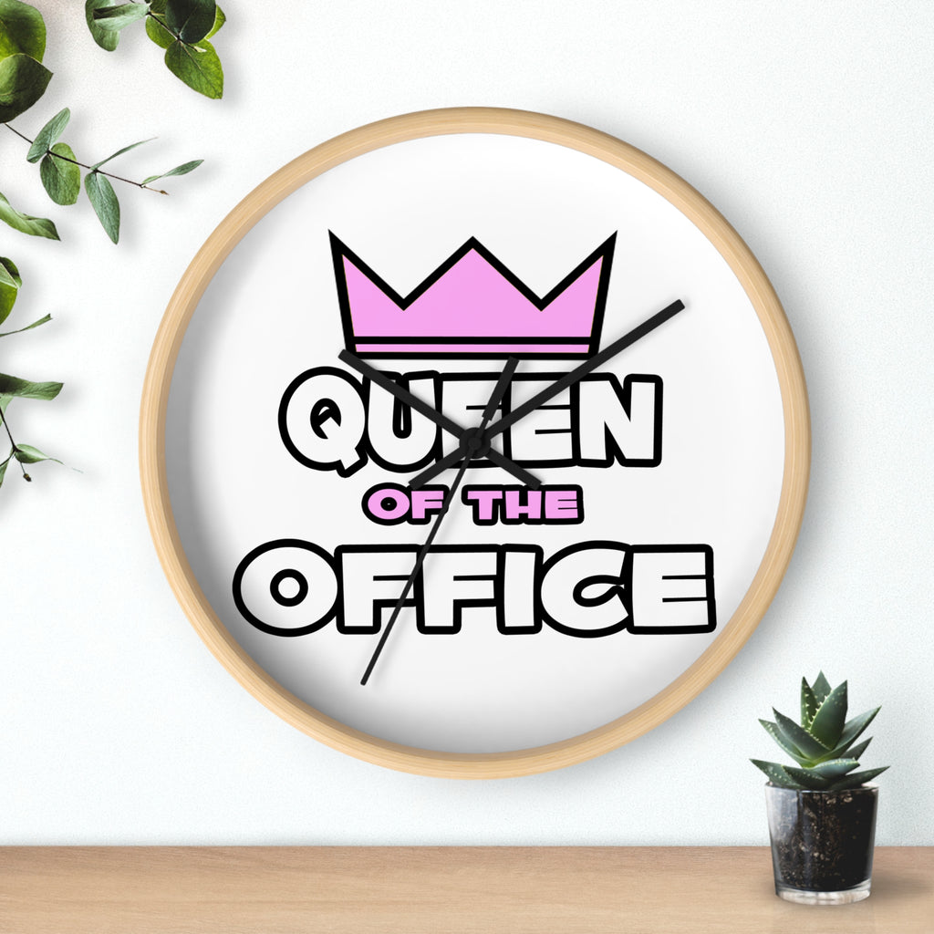 Queen of the Office - Wall Clock