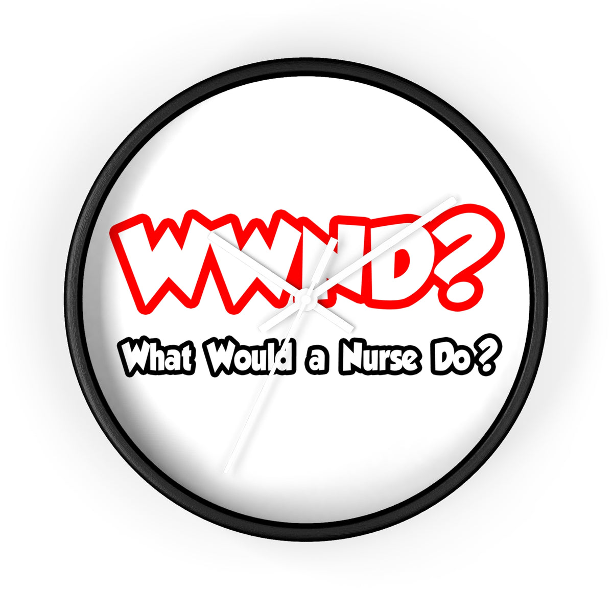 WWND...What Would a Nurse Do - Wall Clock