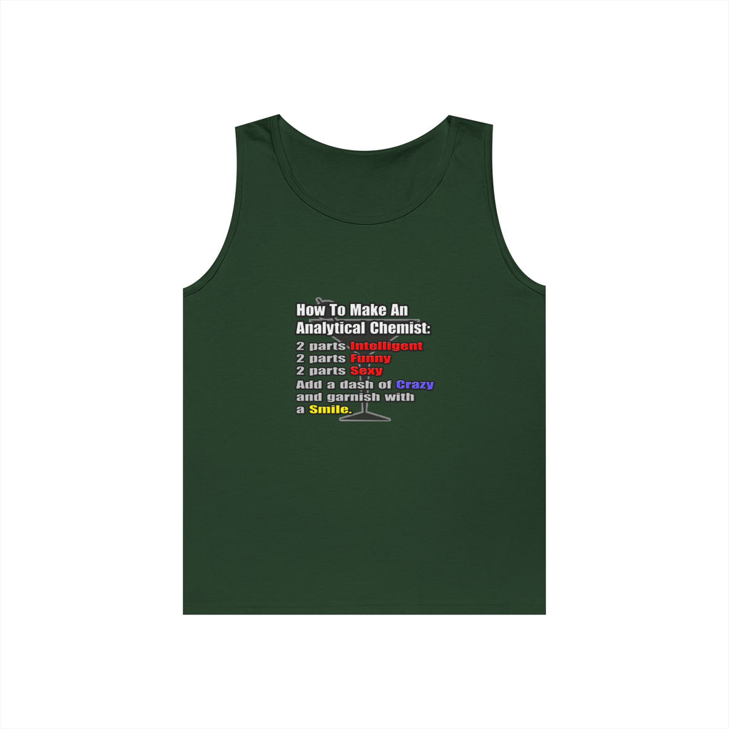 How To Make an Analytical Chemist - Unisex Heavy Cotton Tank Top