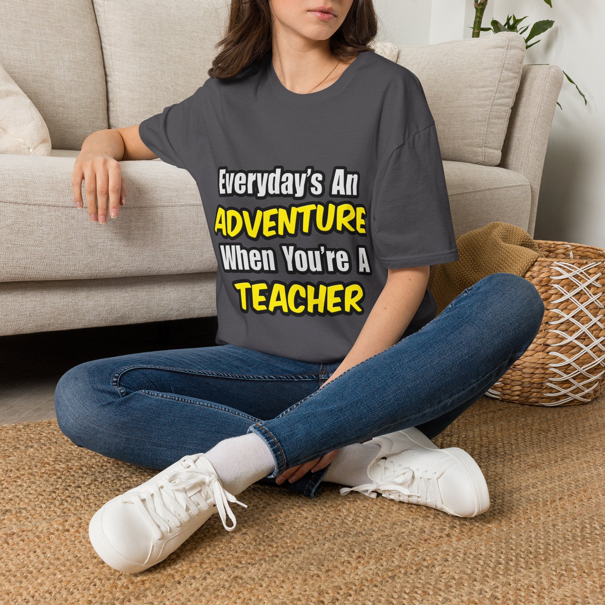 Everyday's An Adventure...Teacher - Unisex Softstyle T-Shirt