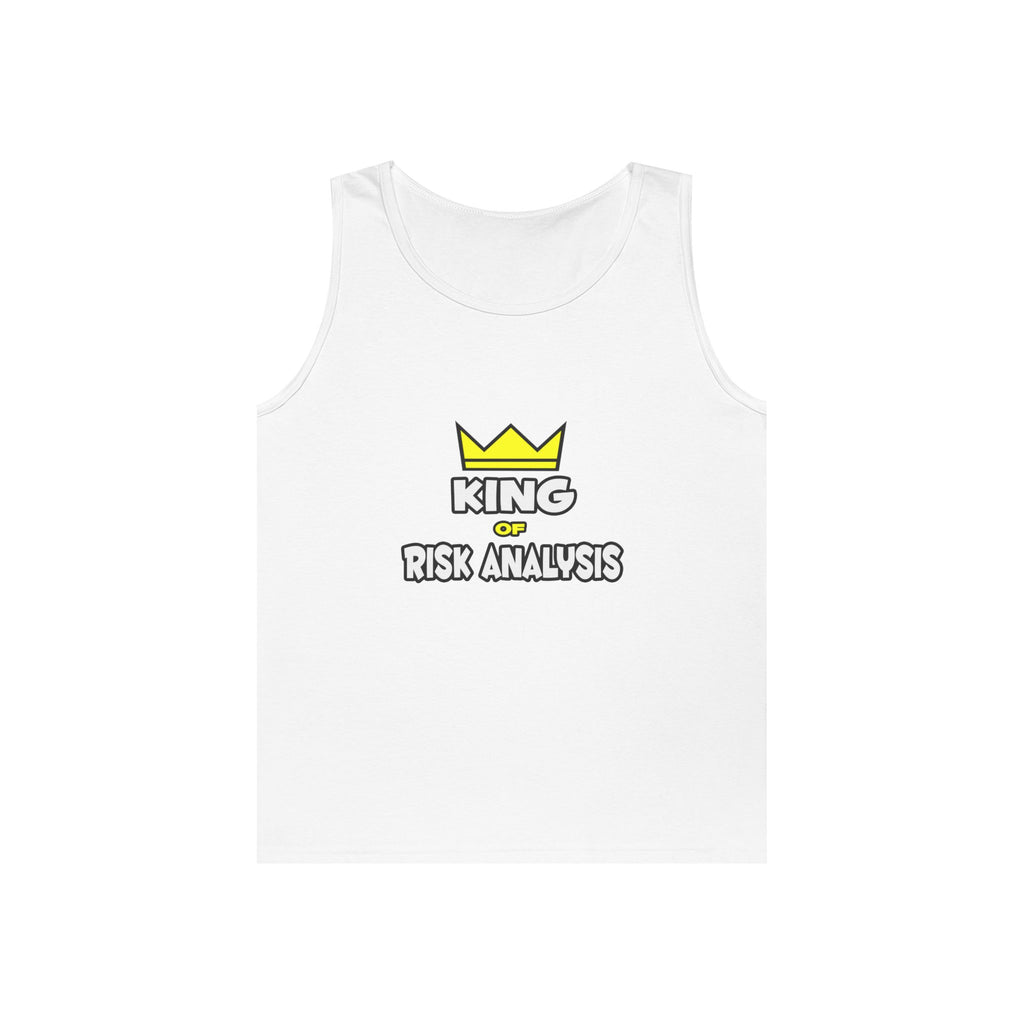 King of Risk Analysis - Unisex Heavy Cotton Tank Top