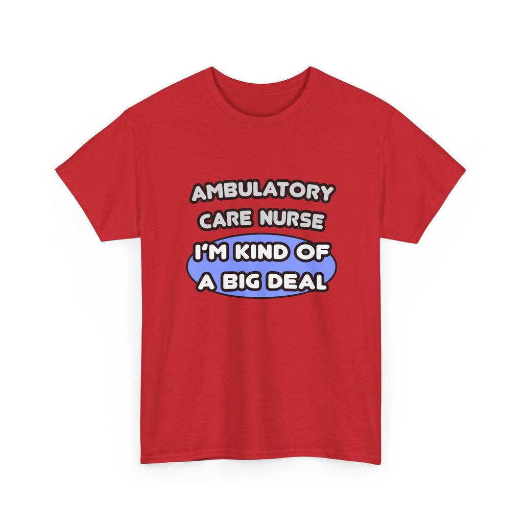 Ambulatory Care Nurse ... I'm Kind of a Big Deal - Unisex Heavy Cotton Tee