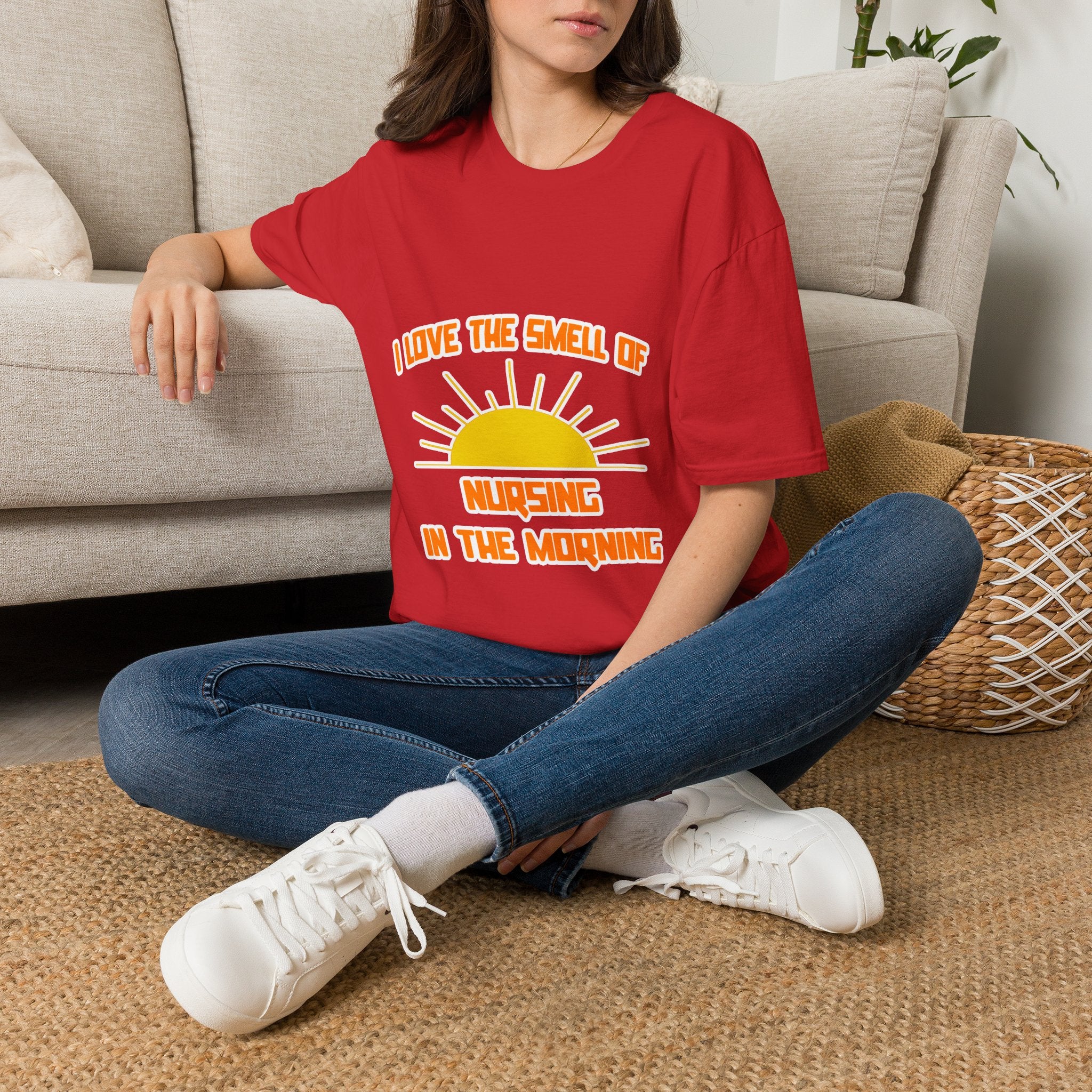 Smell of Nursing in the Morning - Unisex Softstyle T-Shirt