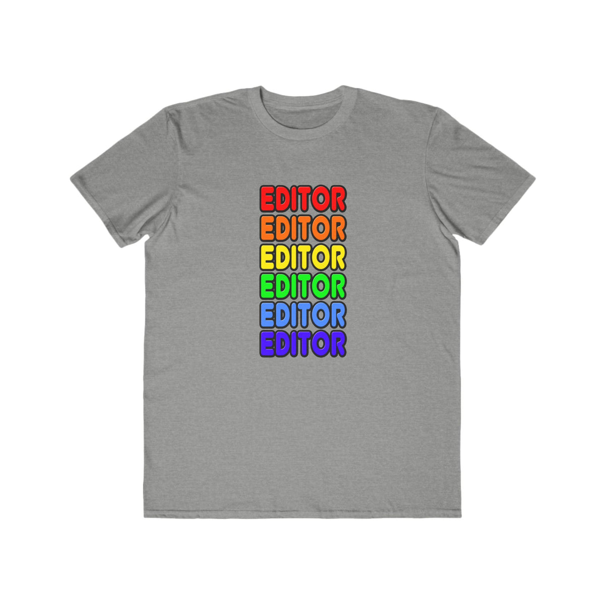 Rainbow Editor - Men's Lightweight Fashion Tee