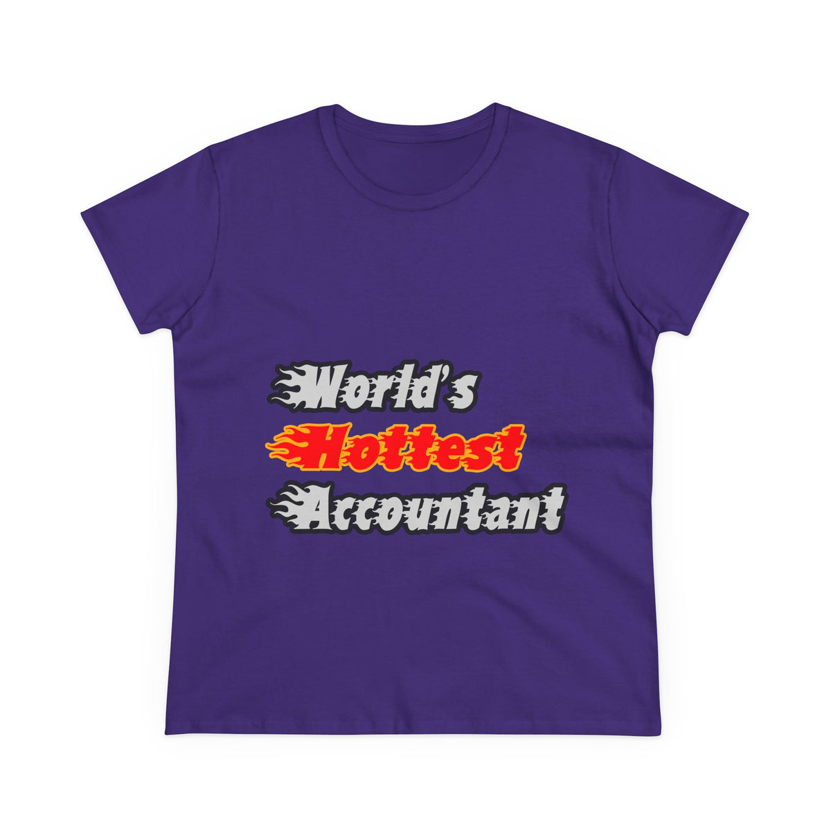 World's Hottest Accountant - Women's Midweight Cotton Tee