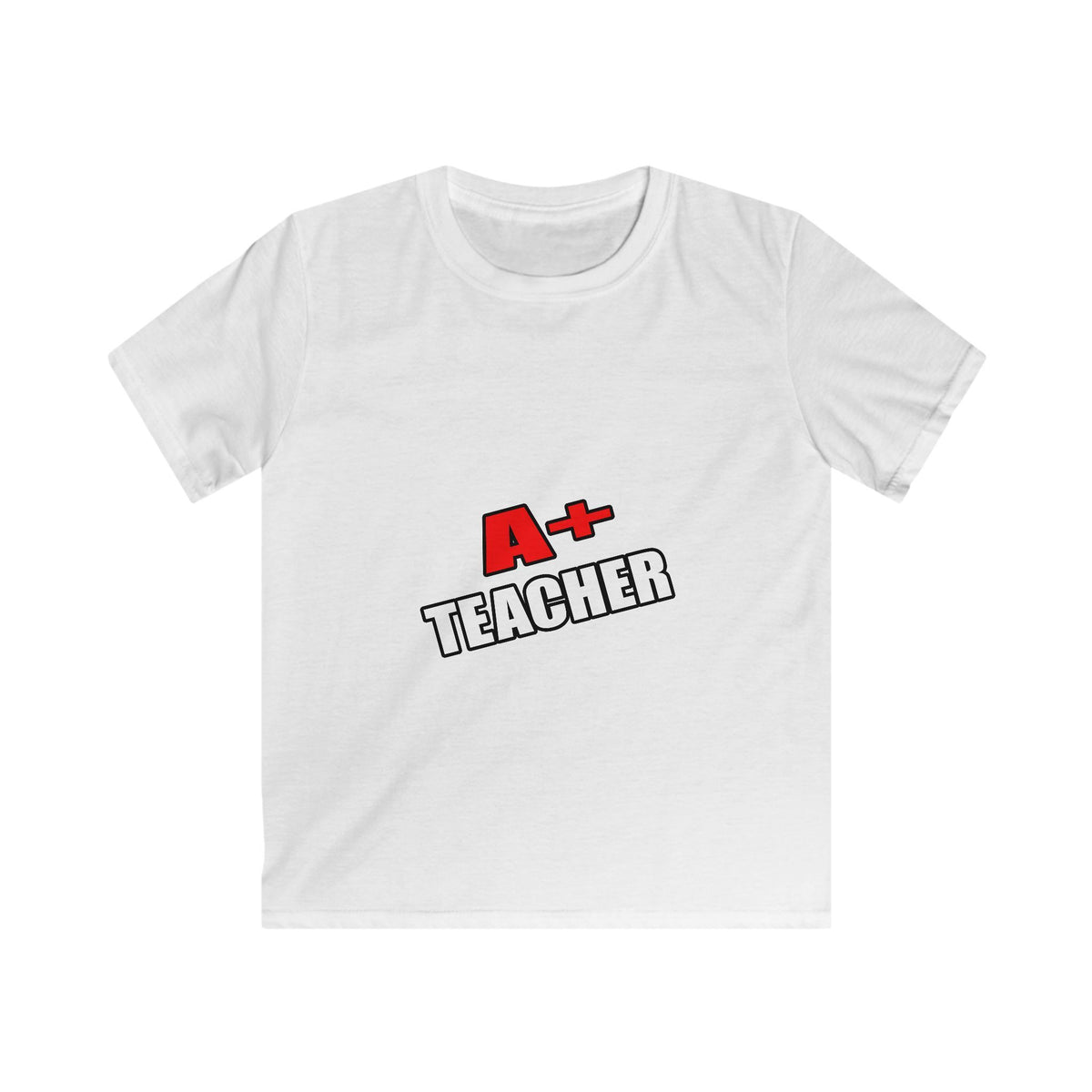 a plus teacher - Kids Softstyle Tee