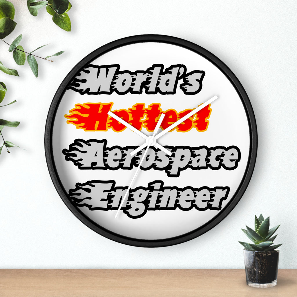 World's Hottest Aerospace Engineer - Wall Clock