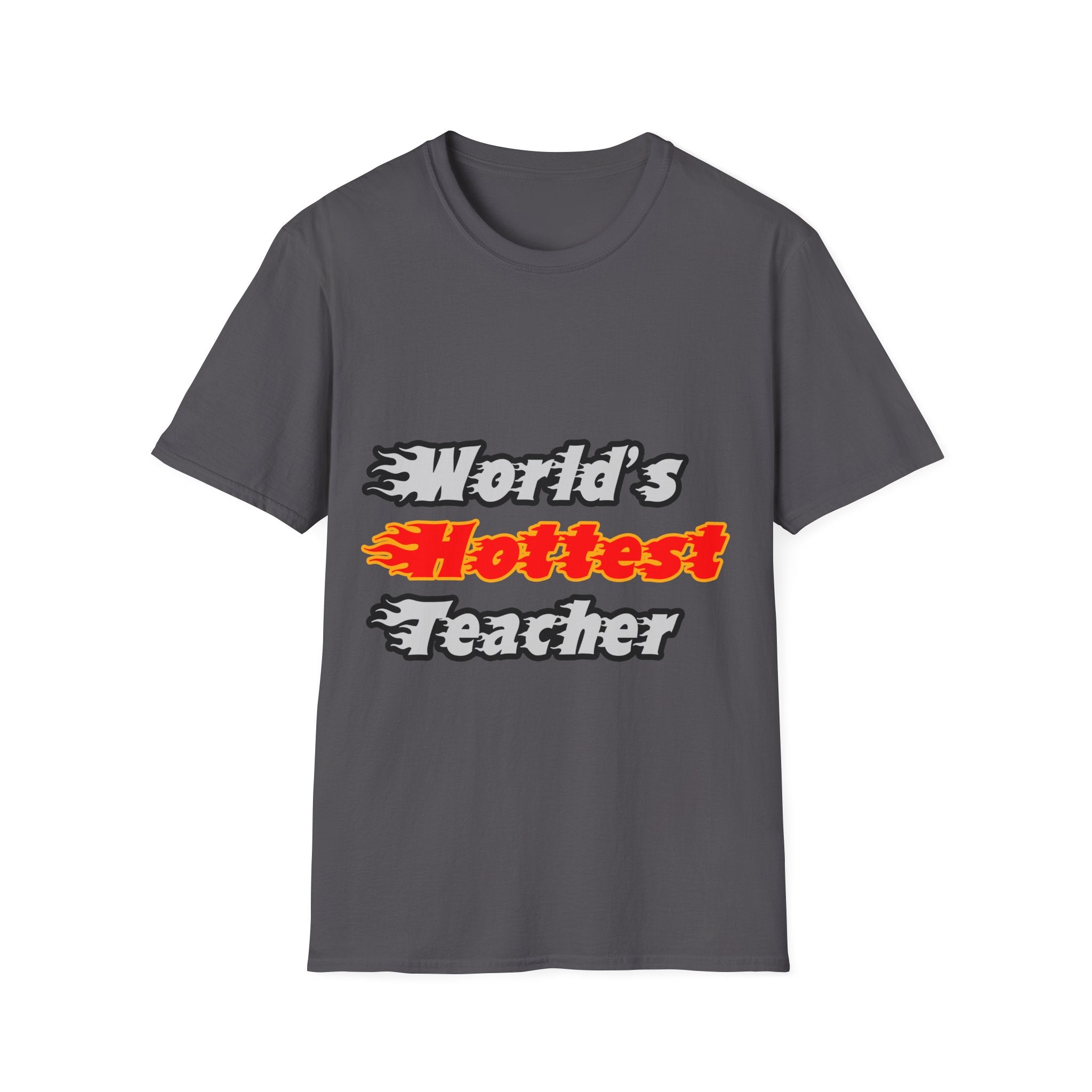 World's Hottest Teacher - Unisex Softstyle T-Shirt