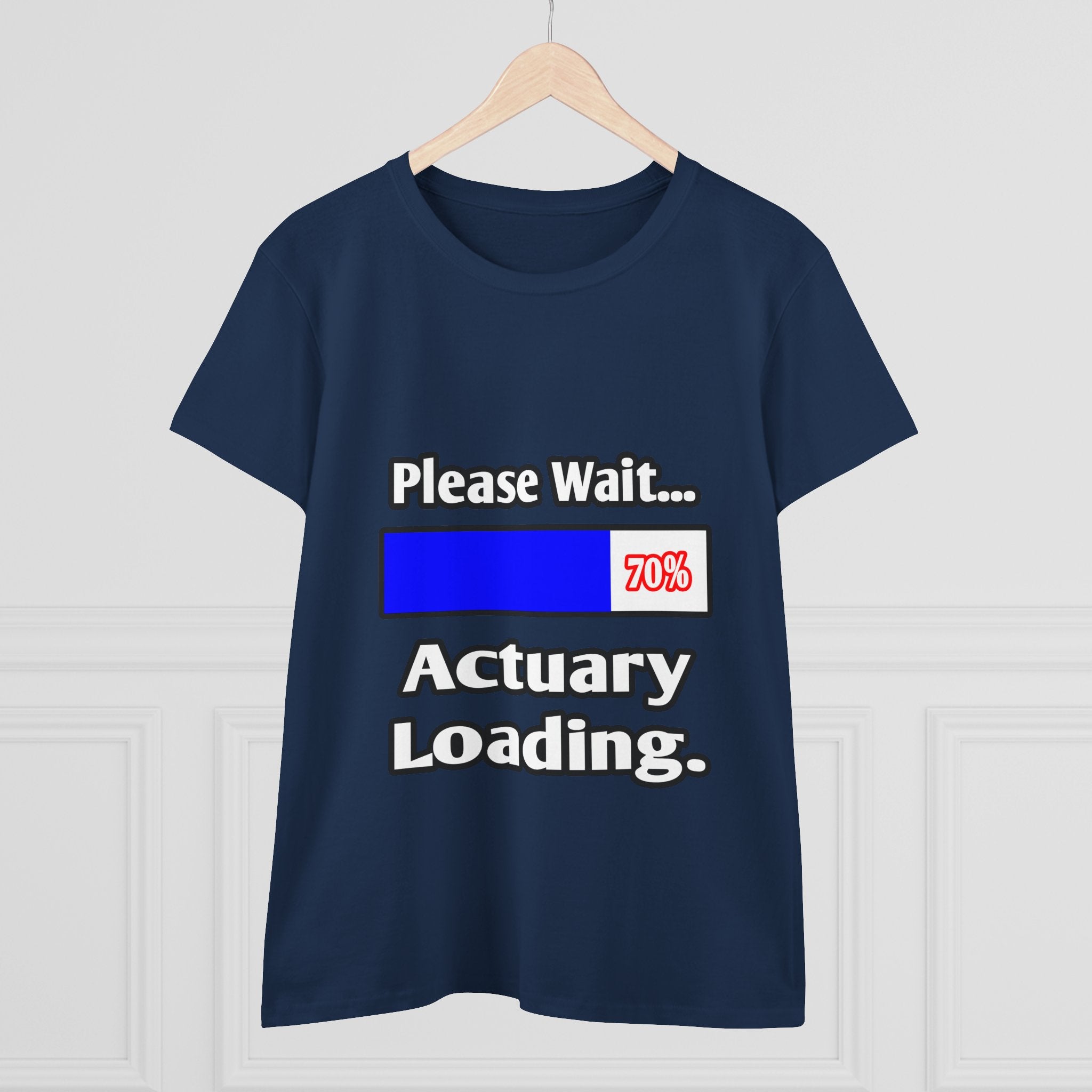 Please Wait...Actuary Loading - Women's Midweight Cotton Tee