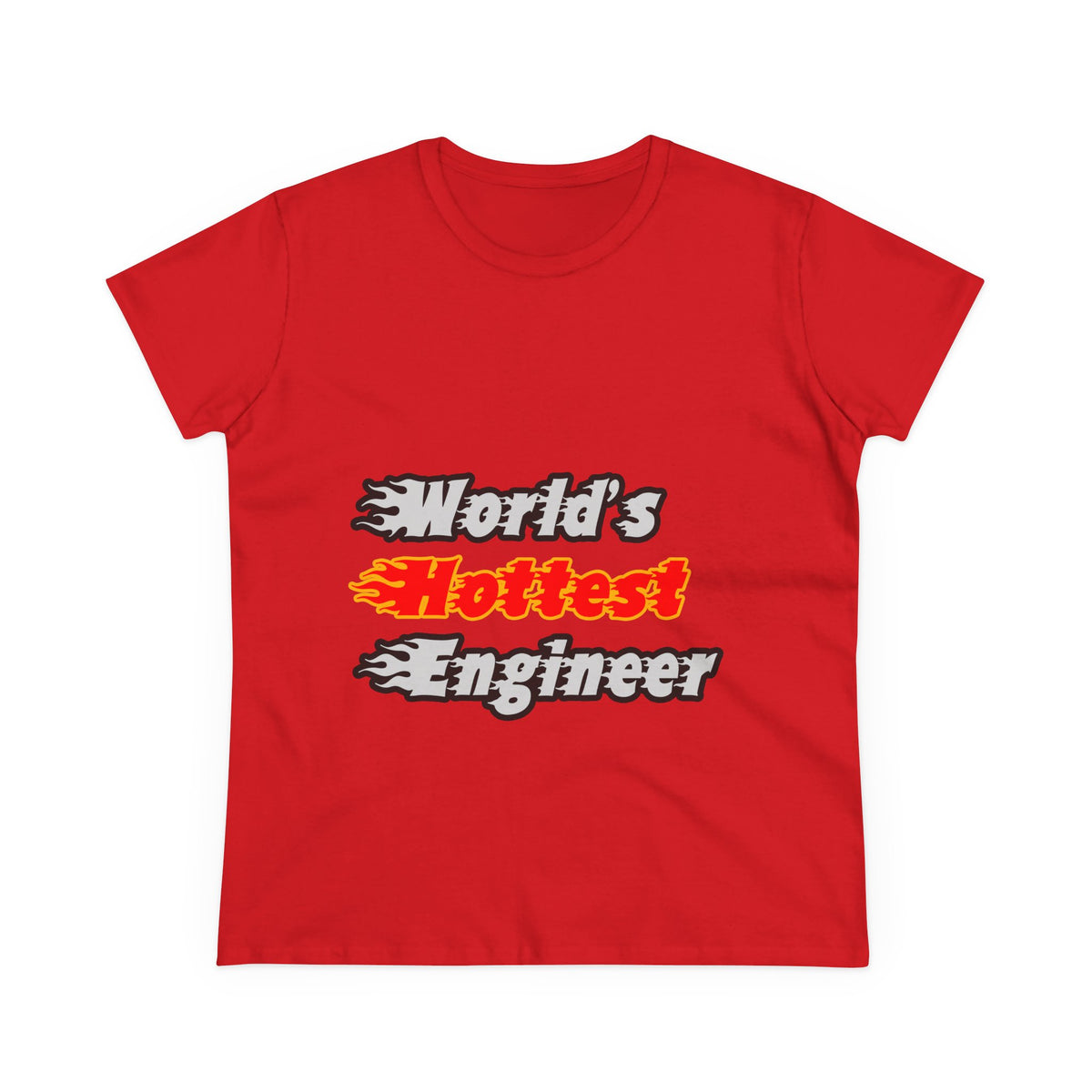 World's Hottest Engineer - Women's Midweight Cotton Tee
