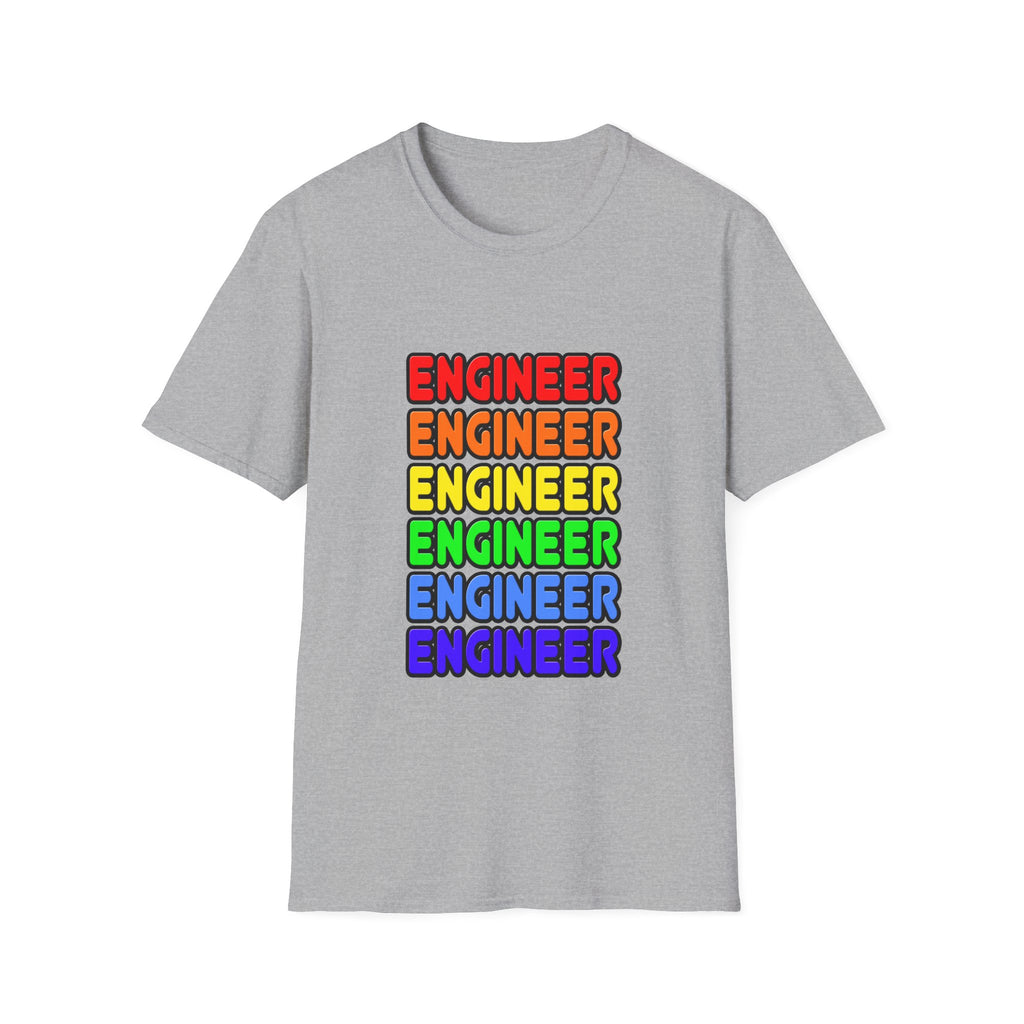 Rainbow Engineer - Unisex Softstyle T-Shirt