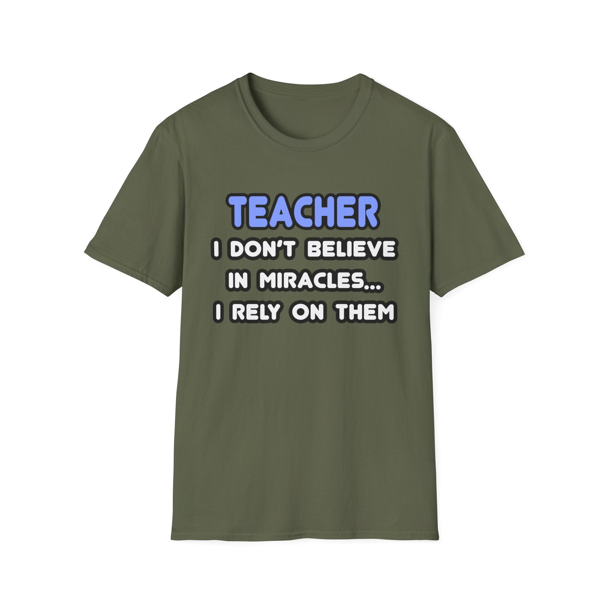 Miracles and Teachers - Unisex Softstyle T-Shirt