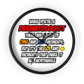 Dermatologist .. OMG WTF LOL - Wall Clock