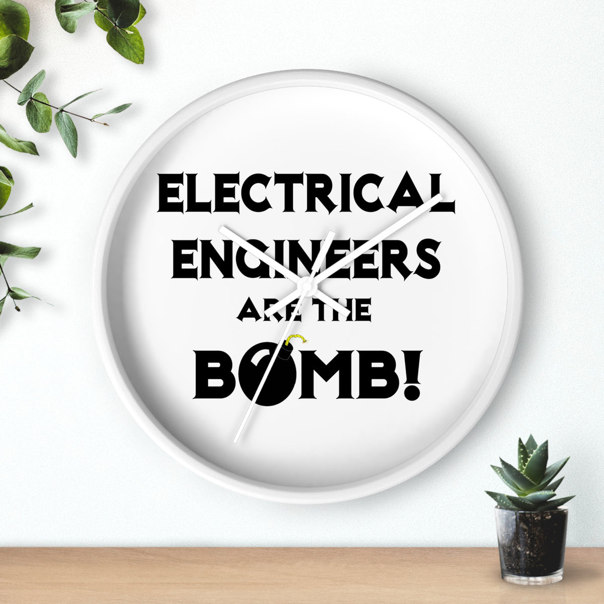 Electrical Engineers Are The Bomb! - Wall Clock