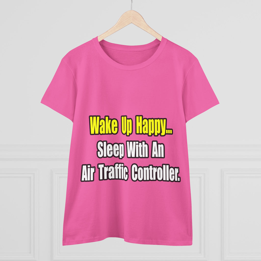 Sleep With An Air Traffic Controller - Women's Midweight Cotton Tee