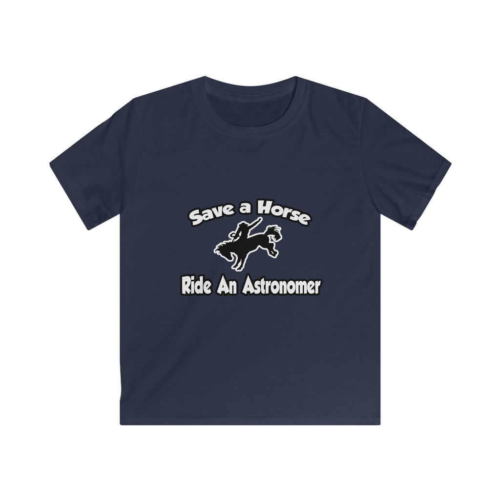 Save a Horse, Ride an Astronomer - Kids Softstyle Tee