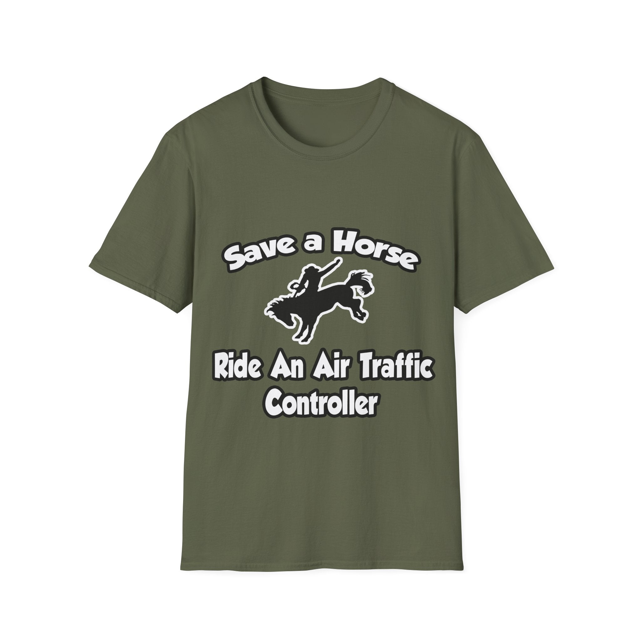 Save a Horse, Ride an Air Traffic Controller - Unisex Softstyle T-Shirt