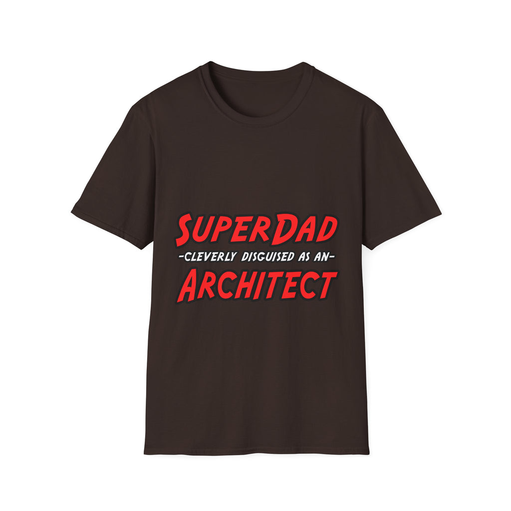 SuperDad...Architect - Unisex Softstyle T-Shirt