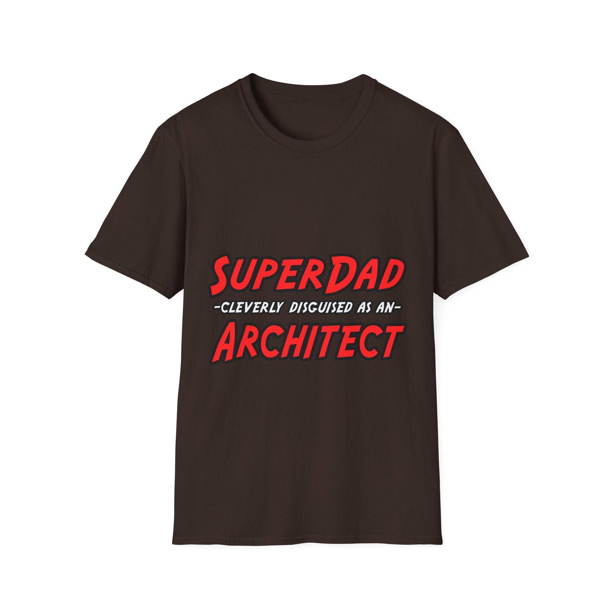 SuperDad...Architect - Unisex Softstyle T-Shirt