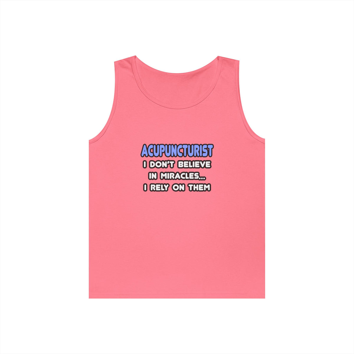 Miracles and Acupuncturists - Unisex Heavy Cotton Tank Top