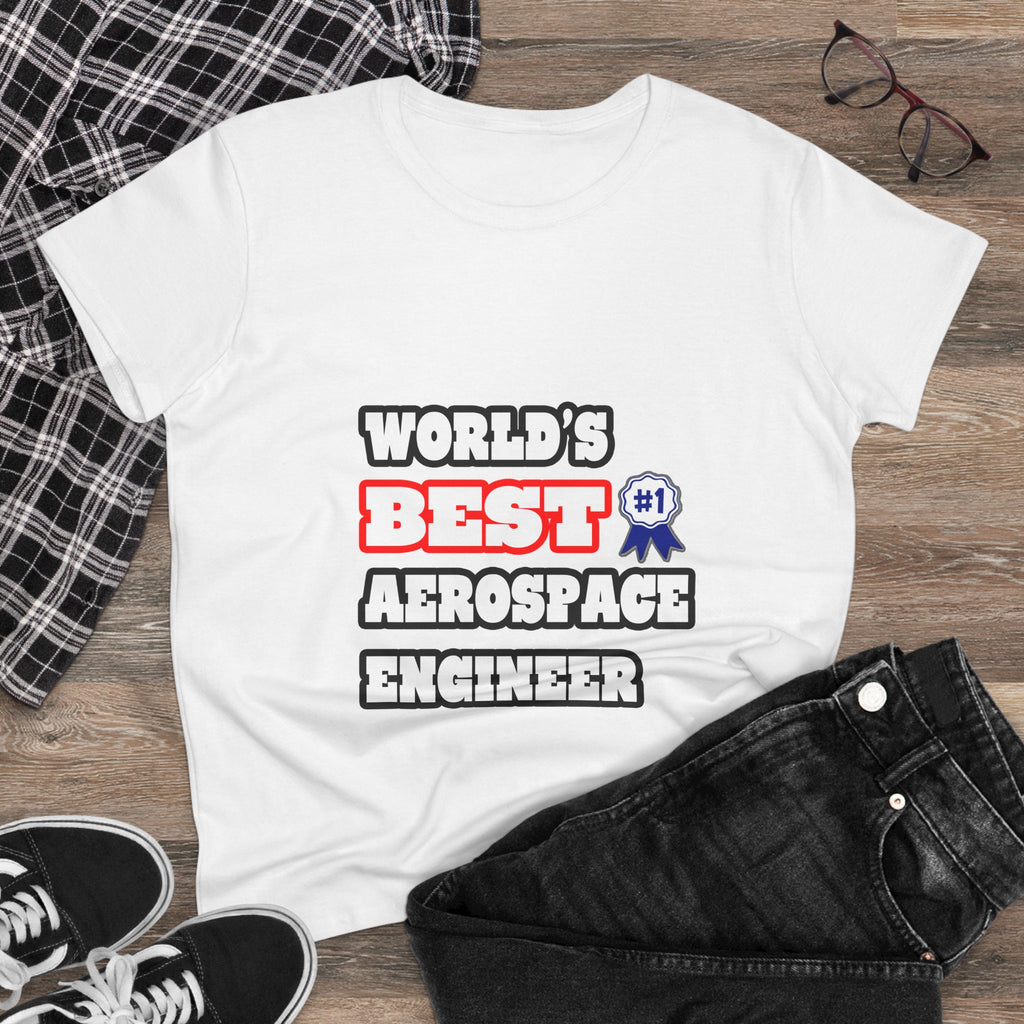 World's Best Aerospace Engineer - Women's Midweight Cotton Tee