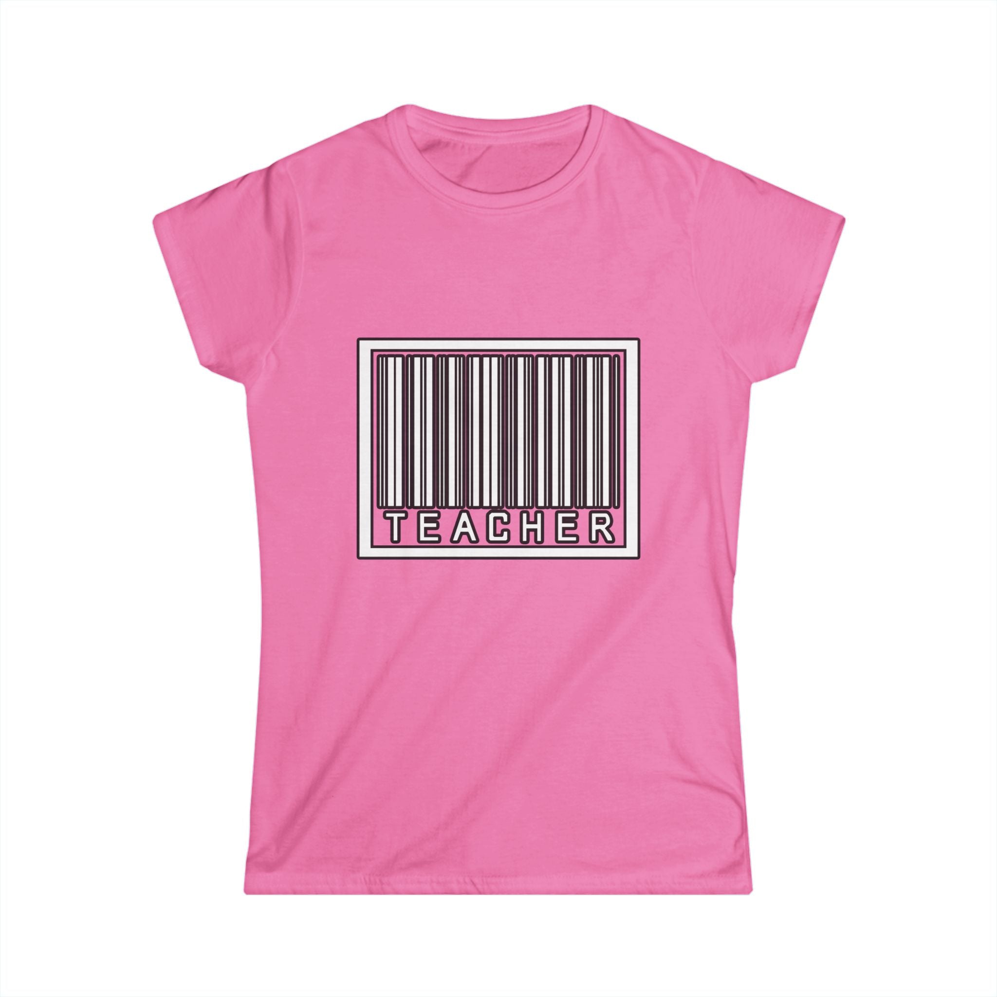 Barcode Teacher - Women's Softstyle Tee
