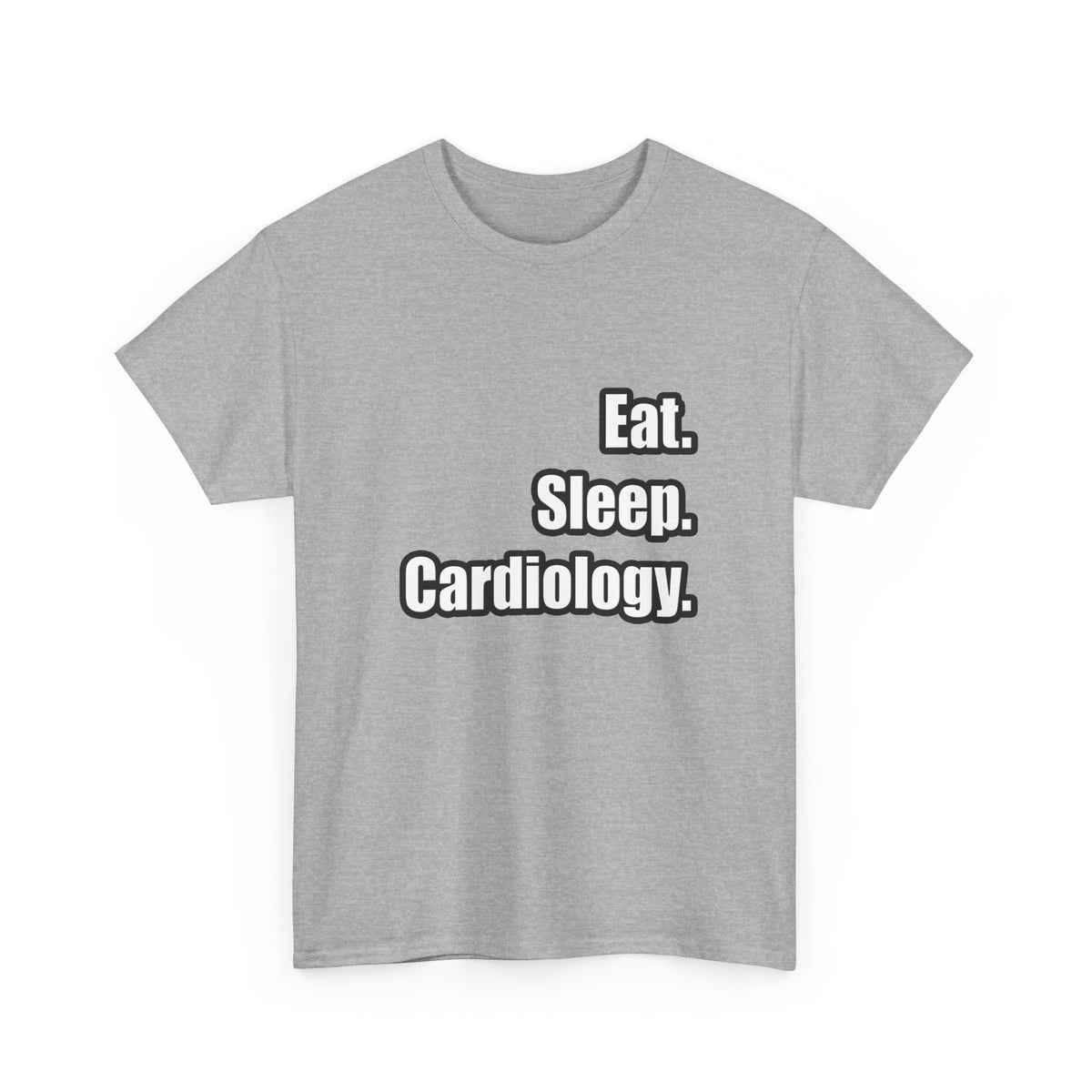 Eat. Sleep. Cardiology - Unisex Heavy Cotton Tee