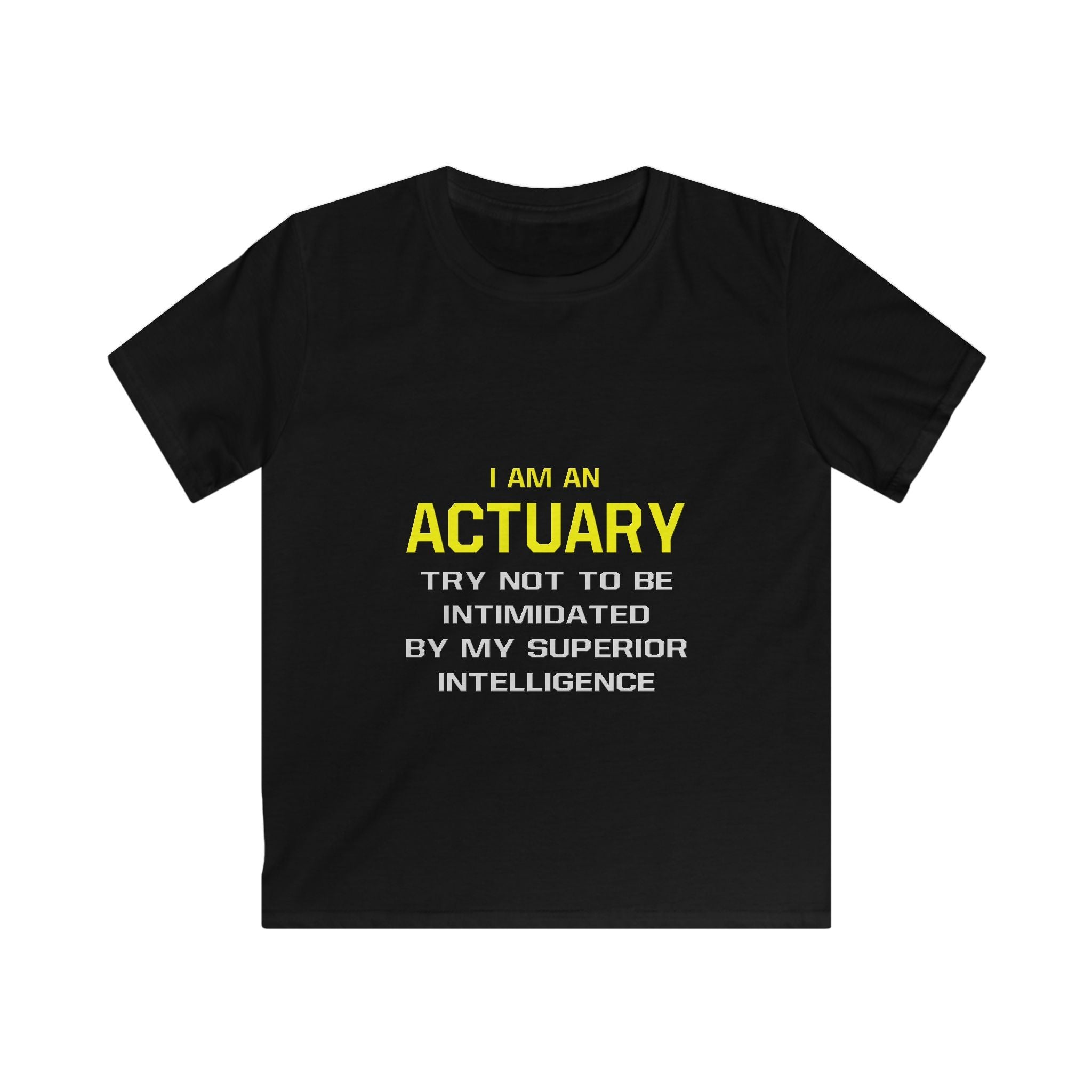 Actuary...Superior Intelligence - Kids Softstyle Tee