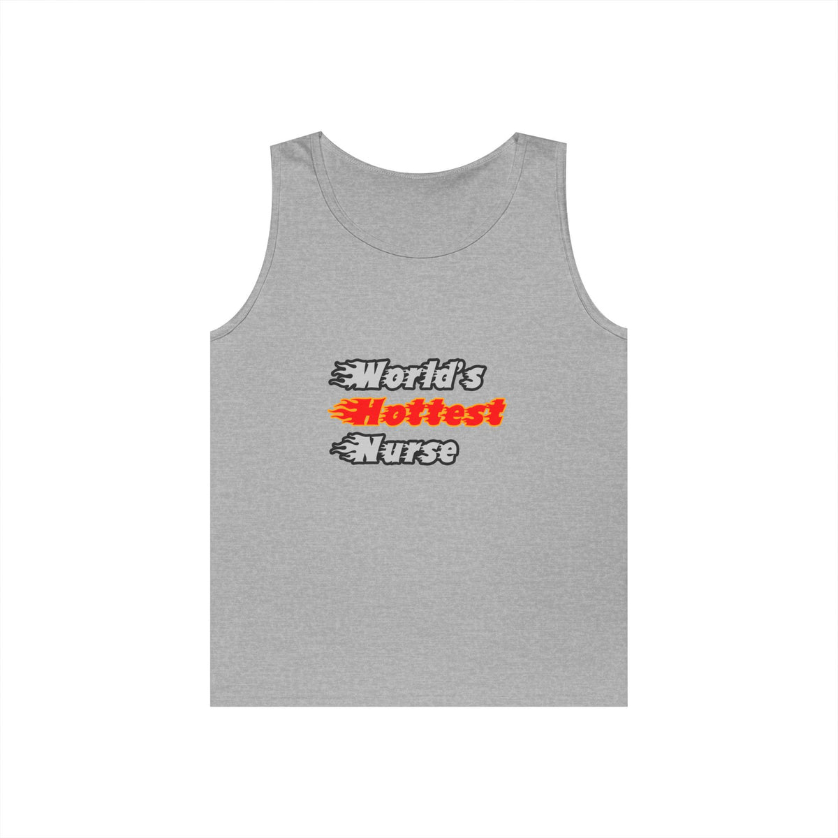 World's Hottest Nurse - Unisex Heavy Cotton Tank Top