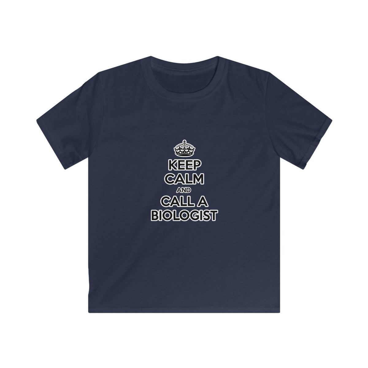 Keep Calm and Call a Biologist - Kids Softstyle Tee