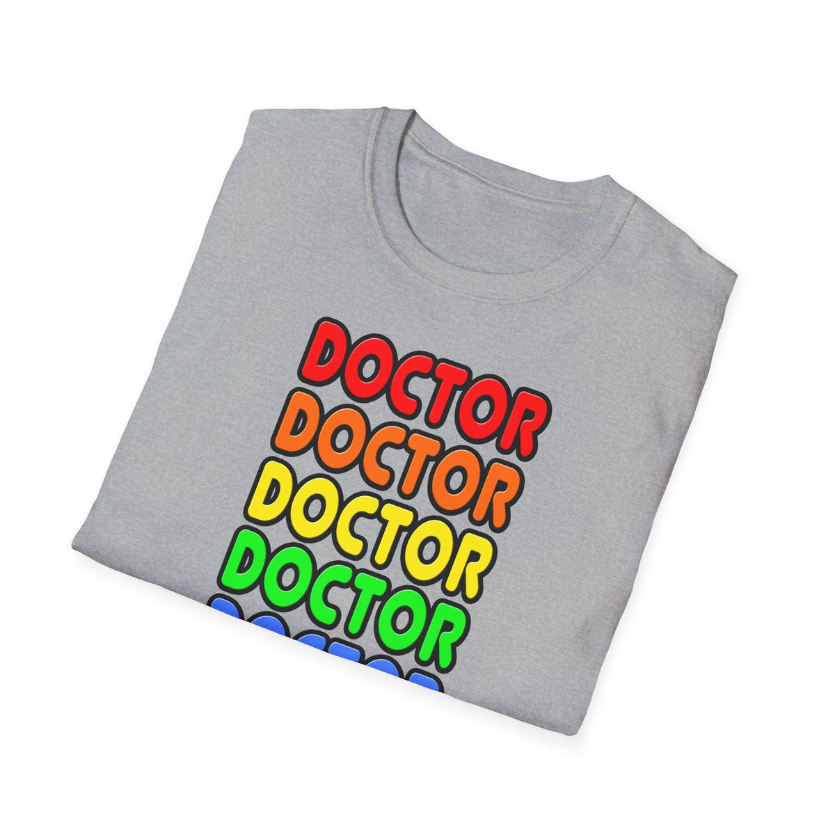 Rainbow Doctor - Unisex Softstyle T-Shirt